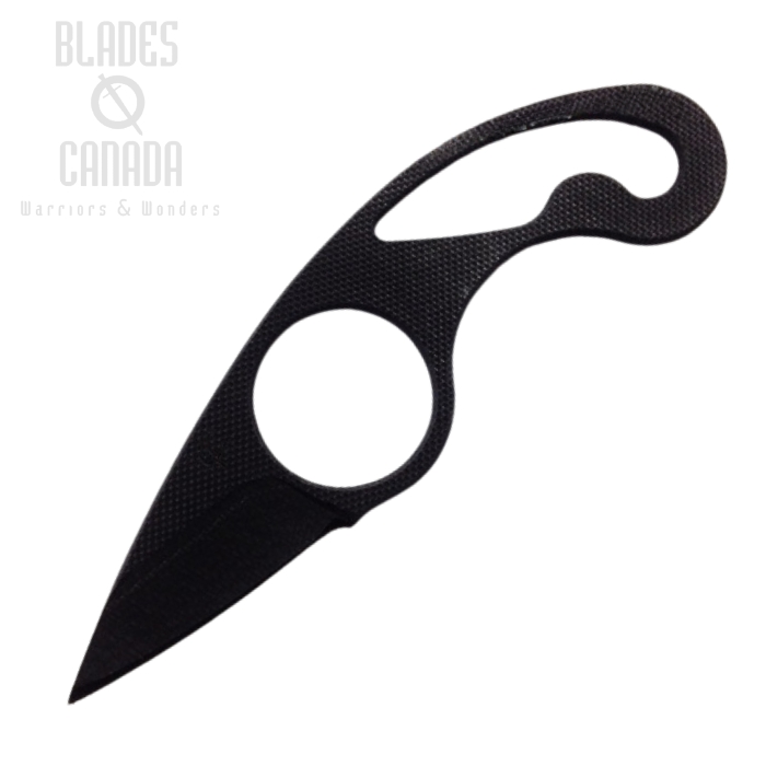 Fred Perrin La Griffe Fixed Blade Knife, G10 Black, FRDGG10